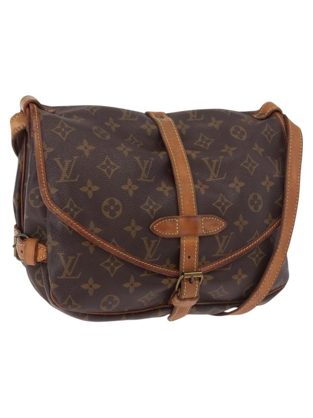 Louis Vuitton Saumur Handbag Canvas 30 #341421L85B